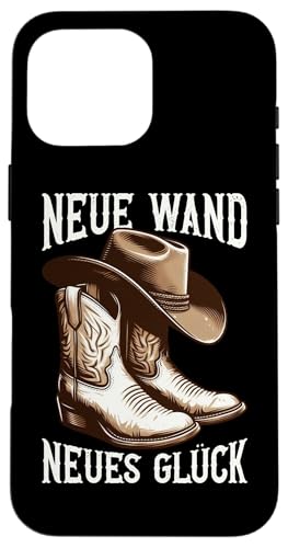 Neue Wand Neues Glück Line Dancing Country Musik Western Hülle für iPhone 16 Pro Max von Western Country Line Dance Country Musik Liebhaber