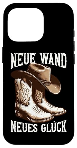 Neue Wand Neues Glück Line Dancing Country Musik Western Hülle für iPhone 16 Pro von Western Country Line Dance Country Musik Liebhaber