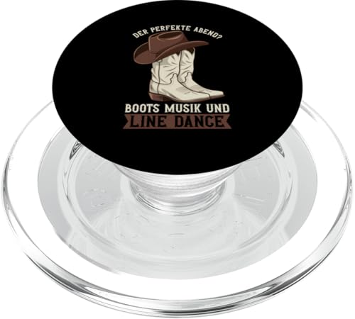 Perfekte Abend Boots Musik Und Line Dance Country Musik PopSockets PopGrip für MagSafe Perfekte Abend Boots Musik Und Line Dance Country Musik PopSockets PopGrip für MagSafe von Western Country Line Dance Country Musik Liebhaber