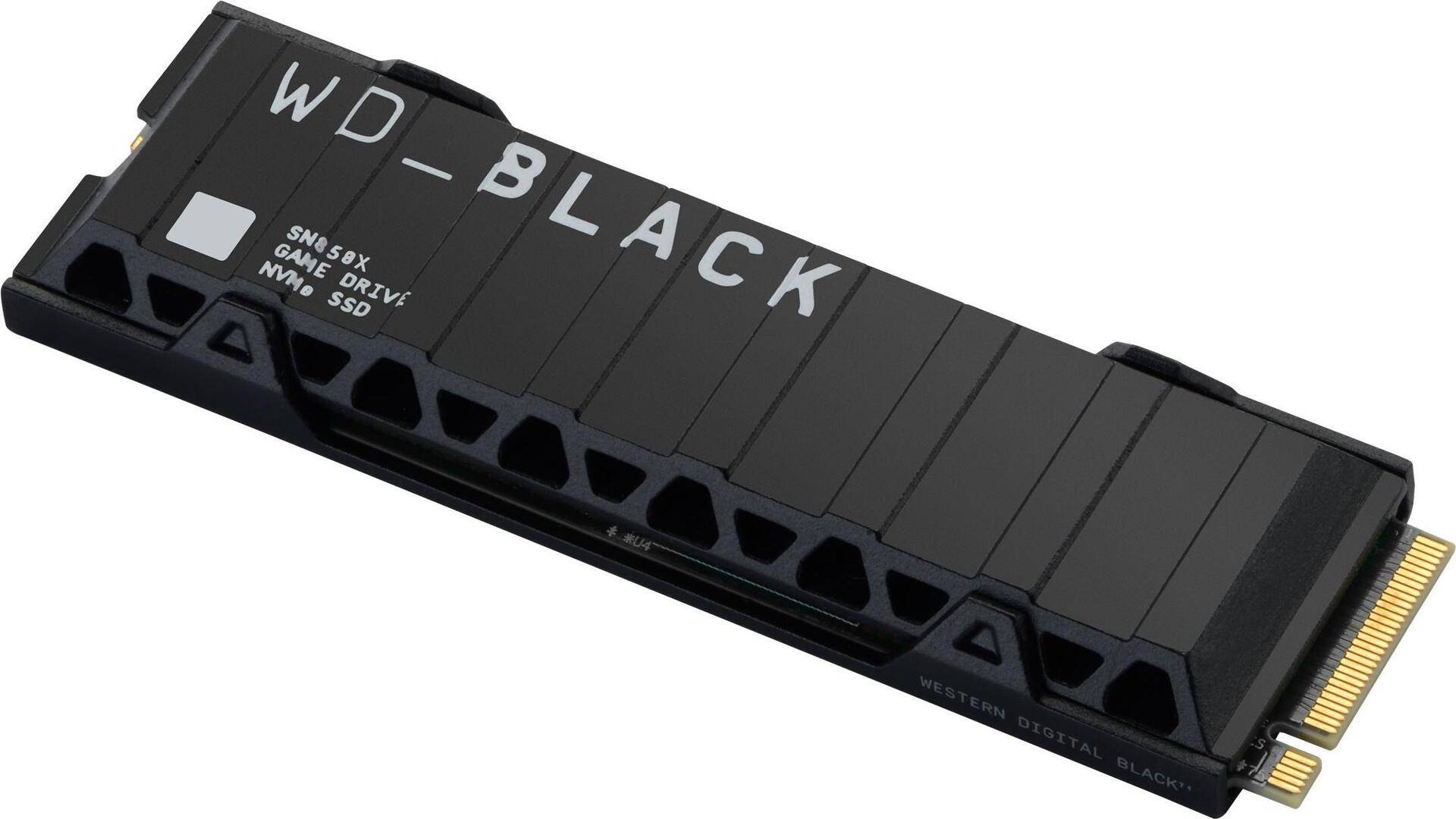 1 TB WD_BLACK SSD SN850X NVMe 4.0x4 Heatsink (WDBB9H0010BNC-WRSN) von Western Digital