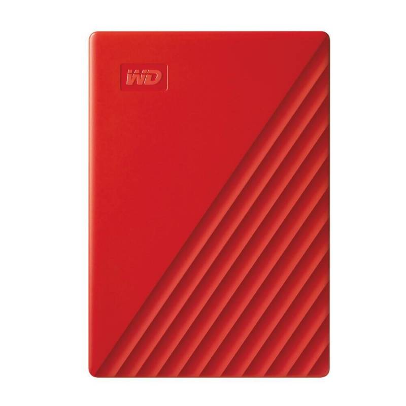 WD My Passport™ HDD 4 TB - rot von Western Digital