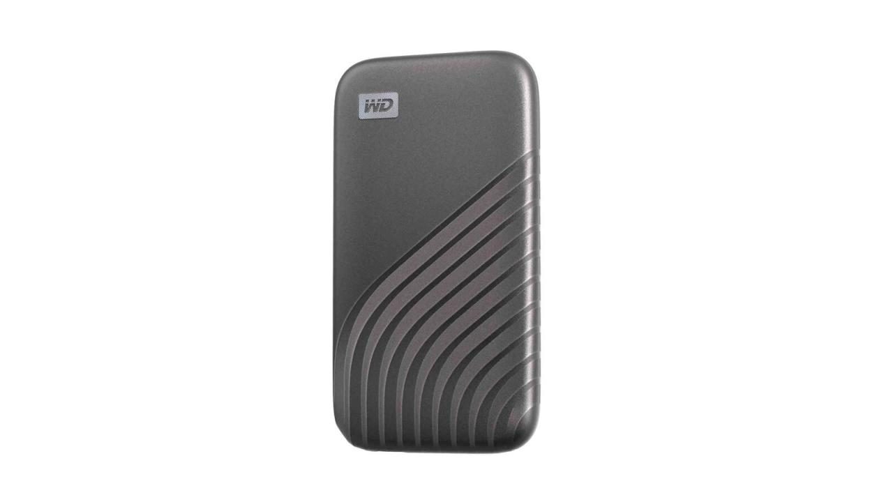 WD My Passport™ externe SSD 500GB - grau von Western Digital