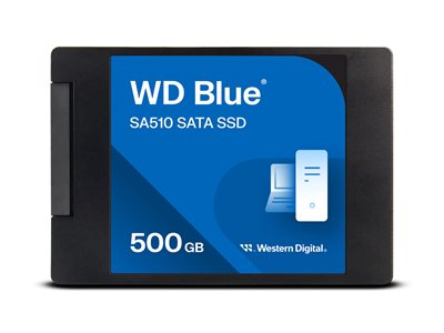 SSD WD Blue   2,5 (6.4cm)   500GB SATA3 SA510     7mm intern von Western Digital