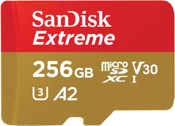 SanDisk Extreme 256 GB MicroSDXC UHS-I Klasse 10 (SDSQXAV-256G-GN6GN) von Western Digital