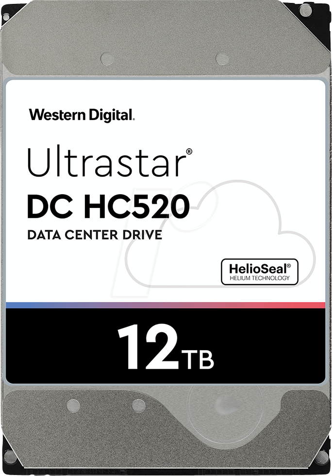 WD 0F30146 - 12TB Festplatte WD Ultrastar DC HC520 von Western Digital