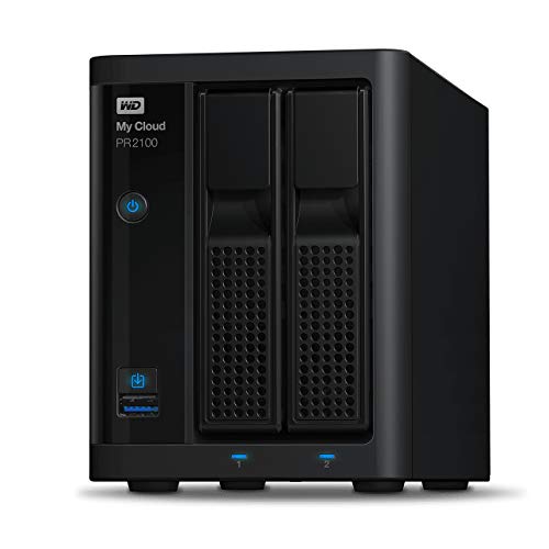 WD 28 TB My Cloud Pro PR2100 Pro Serie 2-Bay Network Attached Storage - NAS - WDBBCL0200JBK-EESN von Western Digital