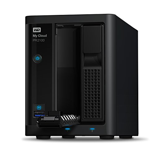 WD 8 TB My Cloud Pro PR2100 Pro Serie 2-Bay Network Attached Storage - NAS - WDBBCL0080JBK-EESN von Western Digital