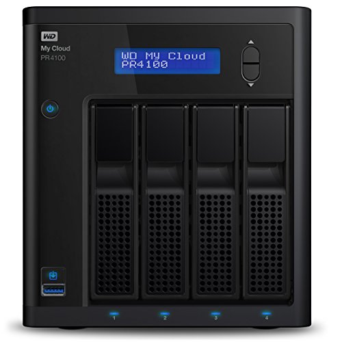 WD 8 TB My Cloud Pro PR4100 Pro Serie 4-Bay Network Attached Storage - NAS - WDBNFA0080KBK-EESN von Western Digital