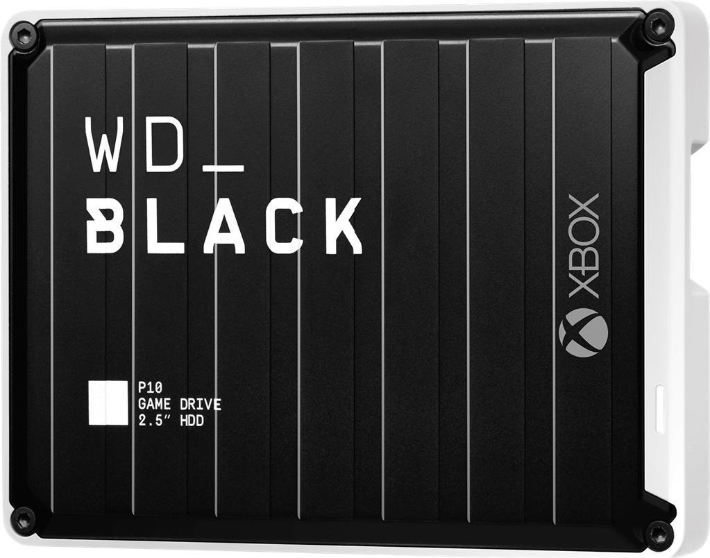 WD_BLACK P10 Game Drive for Xbox One WDBA5G0040BBK - Festplatte - 4 TB - extern (tragbar) - USB 3.2 Gen 1 - Schwarz mit weißer Verzierung von Western Digital