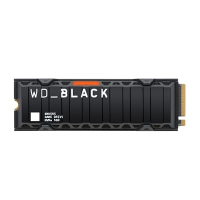 WD_BLACK SN850X NVMe SSD 1 TB M.2 2280 PCIe 4.0 mit Kühlkörper von Western Digital