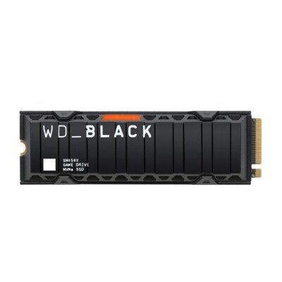 WD_BLACK SN850X NVMe SSD 2 TB M.2 2280 PCIe 4.0 mit Kühlkörper von WD_Black