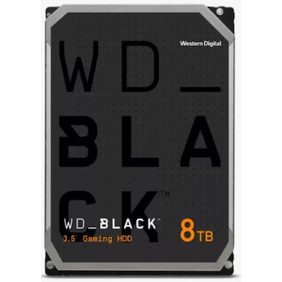 WD_BLACK WD8002FZWX - 8 TB 3,5 Zoll, SATA 6 Gbit/s von Western Digital