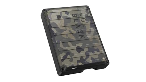 WD_Black P10 Game Drive 6TB Externe Festplatte (Mobile und robuste High-Peformance-Festplatte, Für Konsole und PC, bis zu 150 Spiele specihern) mit 1-monatiger Mitgliedschaft bei Discord Nitro - CAMO von Western Digital