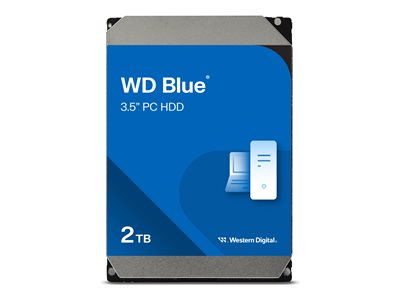 WD Blue       8.9cm (3.5)  2TB SATA3 7200  256MB WD20EZBX intern von Western Digital