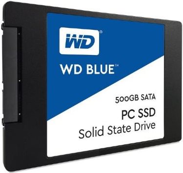 WD Blue PC SSD WDS500G1B0A - SSD - 500 GB - intern - 2.5" (6.4 cm) - SATA 6Gb/s von Western Digital