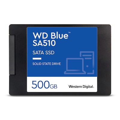 WD Blue SA510 SATA SSD 500 GB 2,5"/7mm von Western Digital