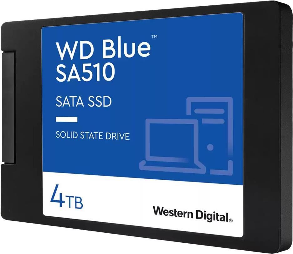 WD Blue SA510 WDS400T3B0A - SSD - 4 TB - intern - 2.5 (6.4 cm) - SATA 6Gb/s von Western Digital