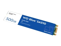 WD Blue SA510 WDS500G3B0B - SSD - 500 GB - intern - M.2 2280 - SATA 6Gb/s - blå von Western Digital