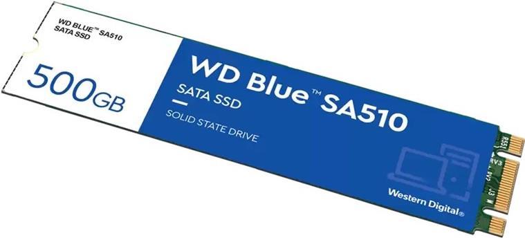 WD Blue SA510 WDS500G3B0B - SSD - 500GB - intern - M.2 2280 - SATA 6Gb/s (WDS500G3B0B) von Western Digital
