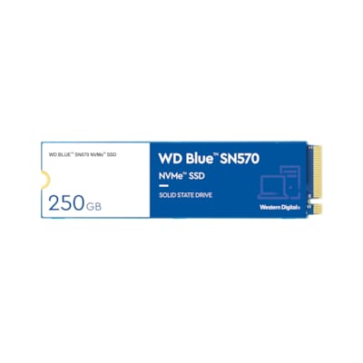 WD Blue SN570 NVMe SSD 250 GB M.2 2280 PCIe 3.0 von Western Digital
