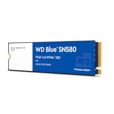 WD Blue SN580 NVMe SSD 1 TB M.2 2280 PCIe 4.0 von Western Digital