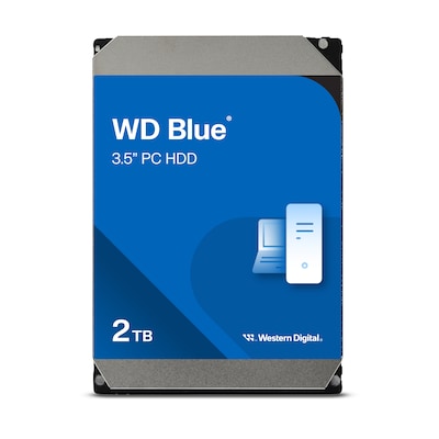 WD Blue WD20EARZ - 2 TB 64 MB 3,5 Zoll SATA 6 Gbit/s von Western Digital