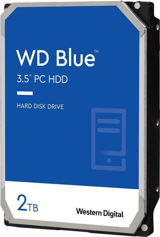 WD Blue WD20EARZ - Festplatte - 2TB - intern - 3.5 (8,9 cm) - SATA 6Gb/s - 5400 U/min - Puffer: 64MB (WD20EARZ) von Western Digital