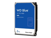 WD Blue WD60EZAX - Festplatte - 6 TB - intern - 3,5 - SATA 6Gb/s - 5400 rpm - Puffer: 256 MB von Western Digital