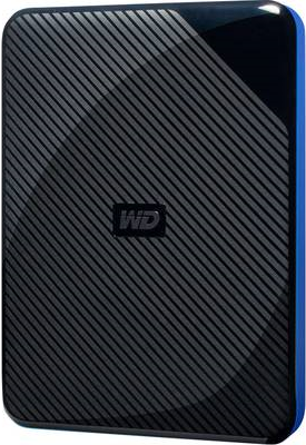 WD Gaming Drive WDBM1M0040BBK - Festplatte - 4TB - extern (tragbar) - USB3.0 - black top with blue bottom (WDBM1M0040BBK-WESN) von Western Digital