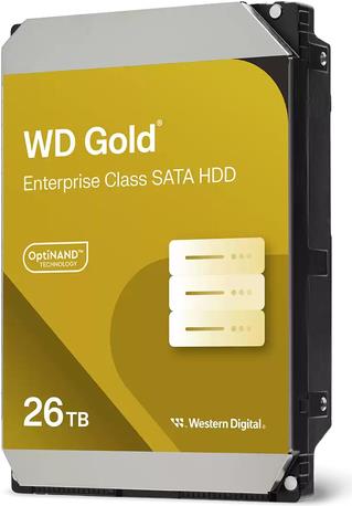 WD Gold WD261KRYZ - Festplatte - Enterprise - 26 TB - intern - 3.5 (8.9 cm) - SATA 6Gb/s - 7200 rpm - Puffer: 512 MB (WD261KRYZ) von Western Digital
