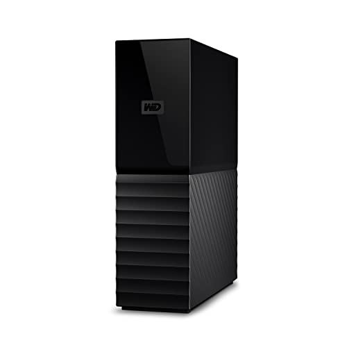 WD My Book 12 TB USB 3.0 Desktop-Festplatte mit Passwortschutz (Desktop-Speicher, Sicherungssoftware, Hardwareverschlüsselung, SuperSpeed USB) von Western Digital