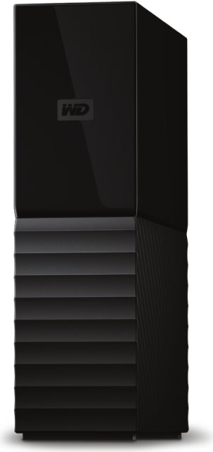 WD My Book WDBBGB0080HBK - Festplatte - verschlüsselt - 8TB - extern (Stationär) - USB3.0 - 256-Bit-AES - Schwarz (WDBBGB0080HBK-EESN) von Western Digital