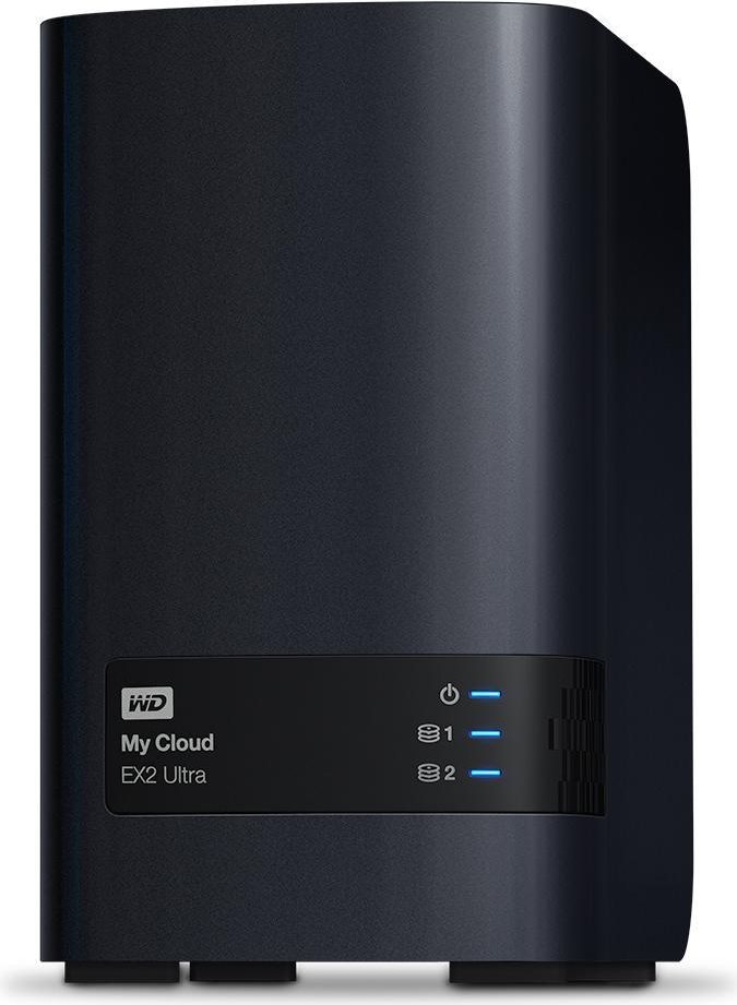 WD My Cloud EX2 Ultra NAS 0TB personal cloud storage case 2-bay Dual Gigabit Ethernet 1,3GHz CPU DNLA RAID1 NAS RTL (WDBVBZ0000NCH-EESN) von Western Digital