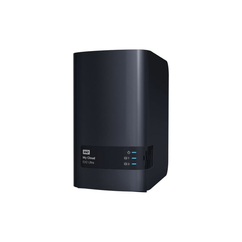 WD My Cloud EX2 Ultra WDBVBZ0060JCH 2 Schächte 6TB HDD 3TB x 2 RAID 0, 1 von Western Digital