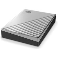 WD My Passport Ultra 4TB USB3.0 & USB-C 2.5zoll - Silber von Western Digital