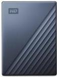 WD My Passport Ultra WDBFTM0040BBL - Festplatte - verschlüsselt - 4TB - extern (tragbar) - USB3.0 (USB-C Steckverbinder) - 256-Bit-AES - Blau (WDBFTM0040BBL-WESN) von Western Digital