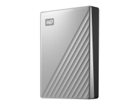 WD My Passport Ultra WDBFTM0040BSL - External Hard drive 4 TB - USB 3.0 (USB-C connector) - 256-bit AES Encryptin- Silver - *Windows only drive* von Western Digital