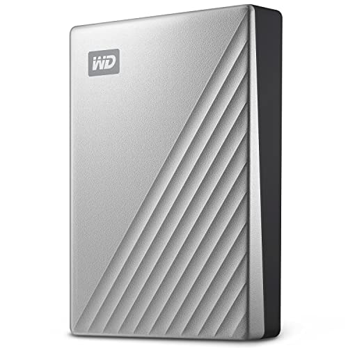 WD My Passport Ultra externe Festplatte 1 TB (mobiler Speicher, Metallgehäuse, herunterladbare Software, automatische Backups, Passwortschutz) Silber - auch kompatibel mit PC, Xbox, PS4 und PS5 von Western Digital