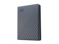 WD My Passport WDBY3J0060BGY – Festplatte – verschlüsselt – 6 TB – extern (tragbar) – USB 3.2 Gen 1 – 256-Bit AES – Silikongrau von Western Digital