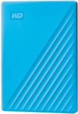 WD My Passport WDBYVG0020BBL - Festplatte - verschlüsselt - 2TB - extern (tragbar) - USB3.0 - 256-Bit-AES - Blau (WDBYVG0020BBL-WESN) von Western Digital