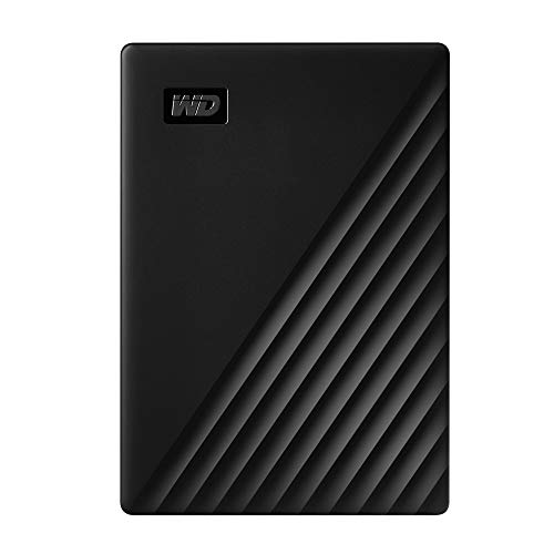 WD My Passport externe Festplatte 1 TB (mobiler Speicher, schlankes Design, herunterladbare Software, automatische Backups, Passwortschutz) Schwarz - auch kompatibel mit PC, Xbox und PS4, 1 Stück von Western Digital