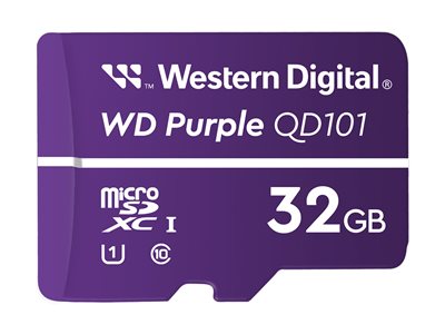 WD Purple 32GB SC QD101 microSD WD Purple 32GB SC QD101 microSD von Western Digital