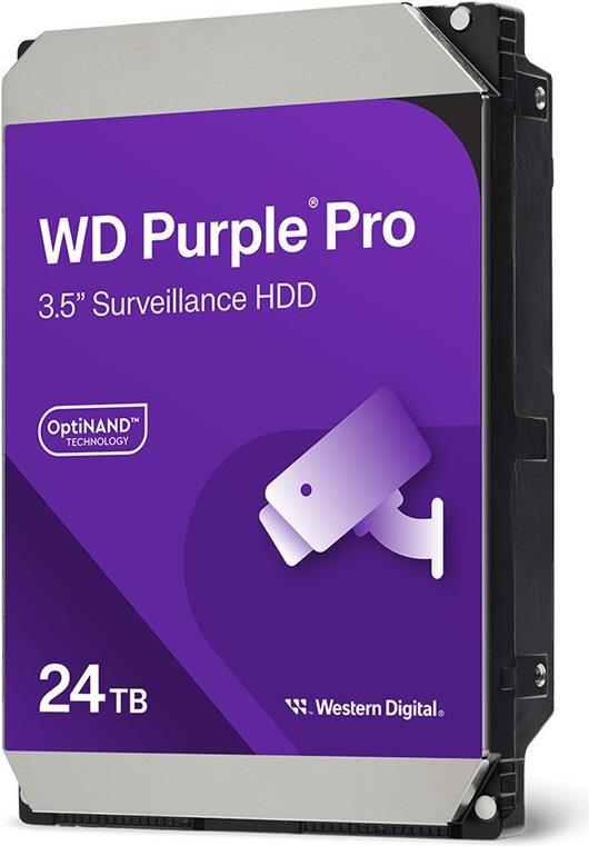 WD Purple Pro 24TB 3.5 SATA 6GBs 512MB - Festplatte - Serial ATA (WD240PURP) von Western Digital