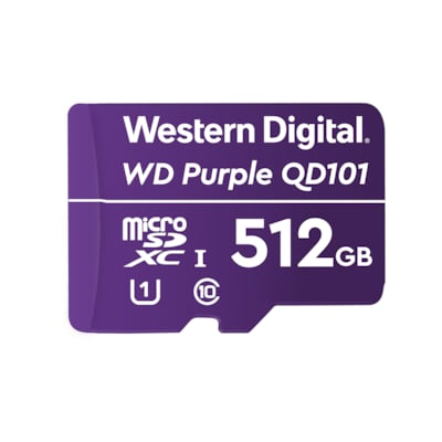 WD Purple SC QD101 512 GB Ultra Endurance microSD Speicherkarte (Class 10, U1) von Western Digital