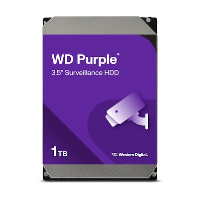 WD Purple WD10PURZ - 1 TB 5400 rpm 64 MB 3,5 Zoll SATA 6 Gbit/s von Western Digital