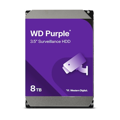 WD Purple WD84PURZ - 8 TB 3,5 Zoll SATA 6 Gbit/s von Western Digital