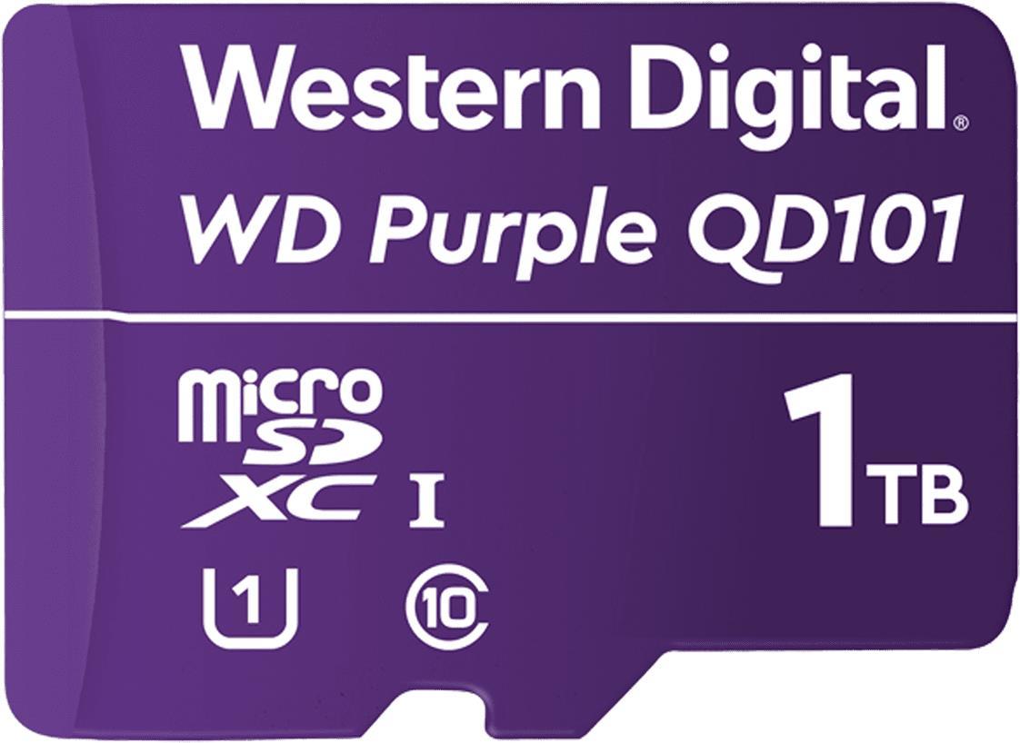 WD Purple WDD100T1P0C - Flash-Speicherkarte - 1 TB - UHS-I U1 / Class10 - microSDXC - lila von Western Digital