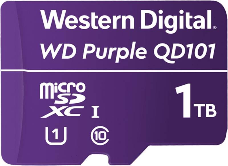 WD Purple WDD100T1P0C - Flash-Speicherkarte - 1 TB - UHS-I U1 / Class10 - microSDXC - lila von Western Digital