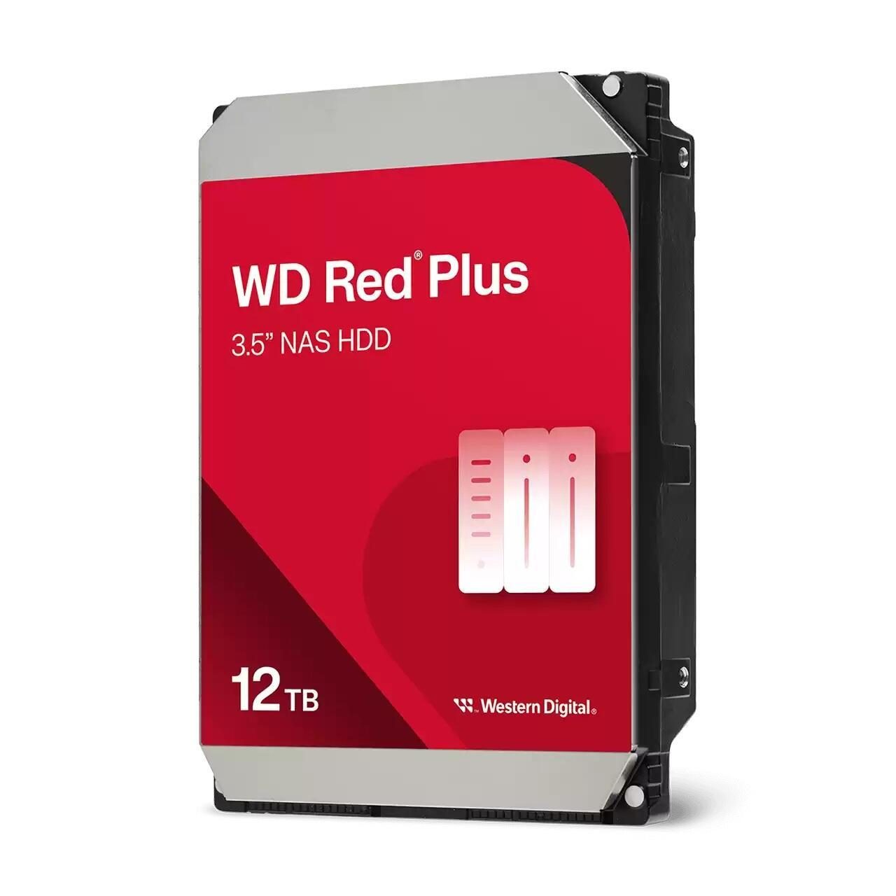 WD Red® Plus NAS Festplatte - 12 TB, 256MB von Western Digital