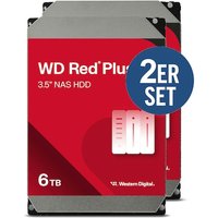 WD Red Plus 2er Set WD60EFPX - 6 TB 5640 rpm 256 MB 3,5 Zoll SATA 6 Gbit/s CMR von Western Digital